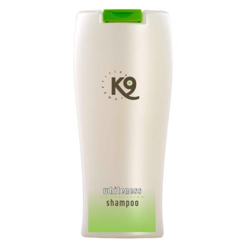 K9 Aloevera whiteness shampoo 300ml Vaalealle valkoiselle turkille