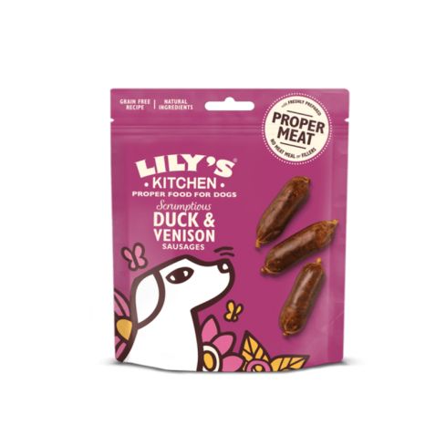 Lily's Kitchen Duck&Venison Sausages/Dogs 70g