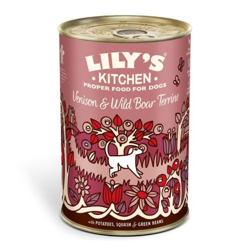 Lily's Kitchen Venison&Wild Boar Terrine Tin 400g